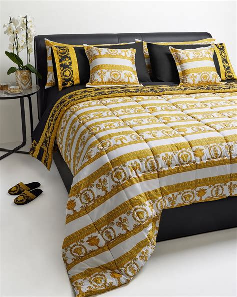 versace servizio letto|Set letto Full/Queen I ♡ Baroque Nero,Stampa .